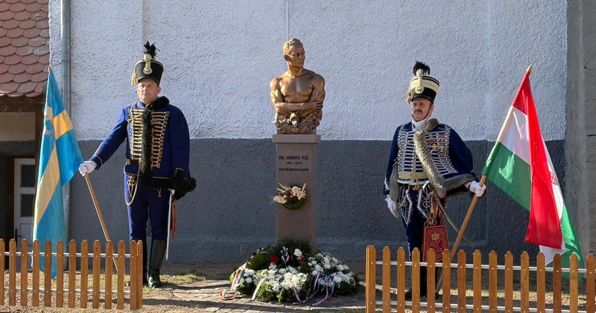 Szobrot avattak dr. Ambrus Pál tiszteletére